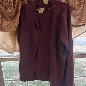 White Stag Women's Deep Purple Cardigan